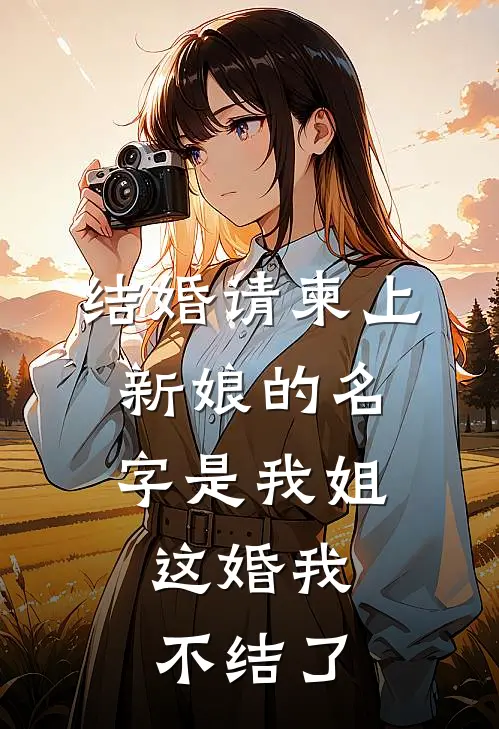 结婚请柬上新娘的名字是我姐,这婚我不结了可以吗