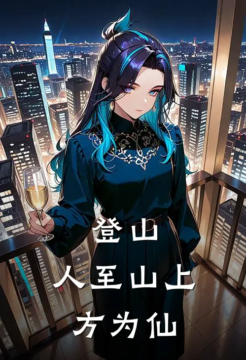 登山，人至山上方为仙