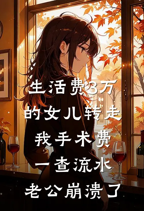 生活费3万的女儿转走我手术费，一查流水，老公崩溃了
