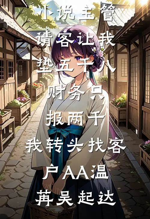 主管请客让我垫五千八，财务只报两千，我转头找客户AA温苒吴起达热门完本小说_全本免费小说主管请客让我垫五千八，财务只报两千，我转头找客户AA温苒吴起达