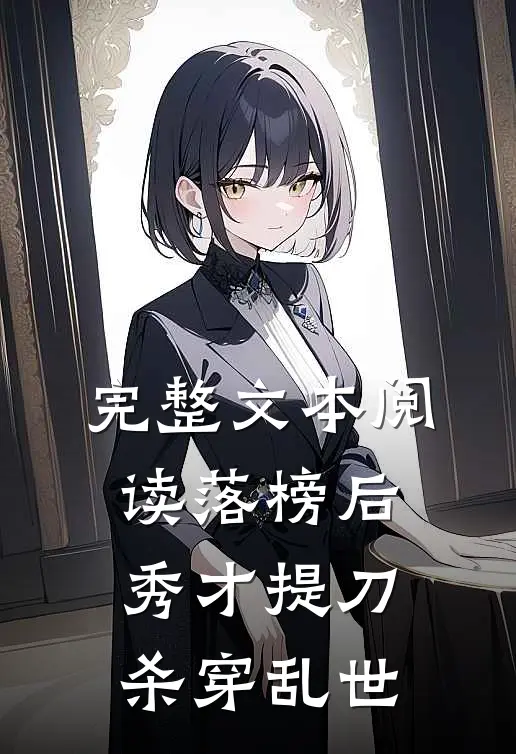 完整文本阅读落榜后，秀才提刀杀穿乱世